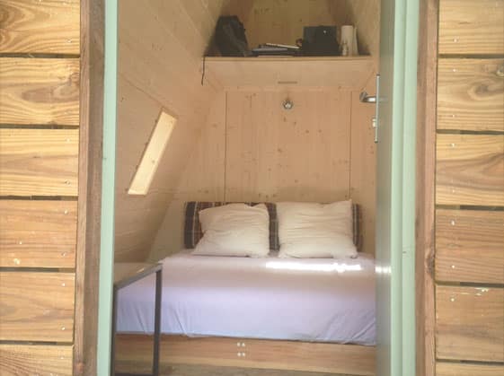 Camping in der Provence Übernachtung in einer Hütte